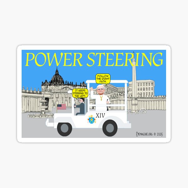 Power Steering Sticker