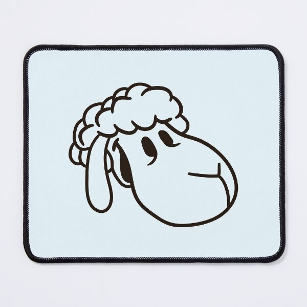 Item preview, Sheep Face Head Cute Sweet Little Lamb Cool Comic designed and sold by shirt-o-mat.