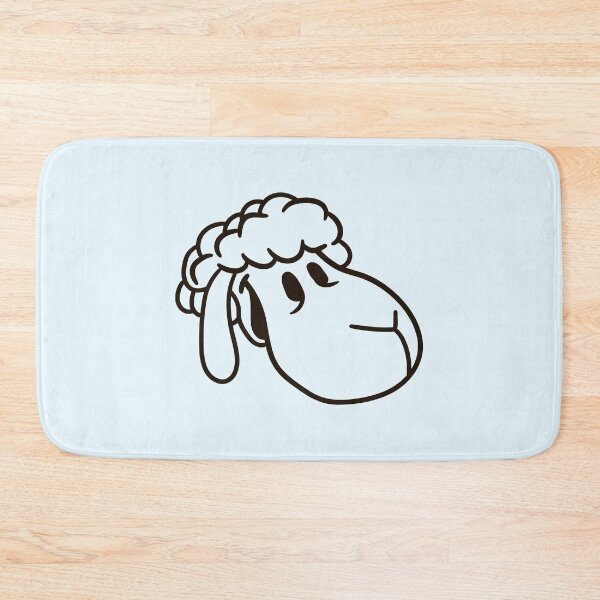 Item preview, Sheep Face Head Cute Sweet Little Lamb Cool Comic designed and sold by shirt-o-mat.