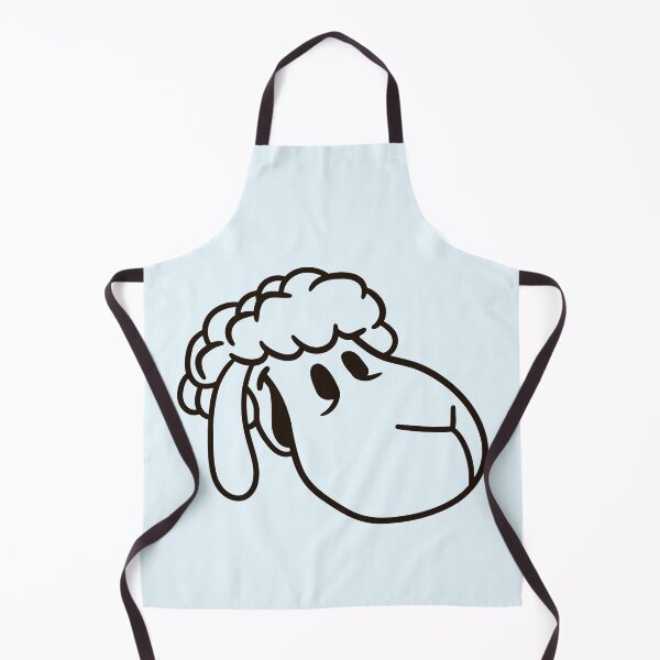 Item preview, Sheep Face Head Cute Sweet Little Lamb Cool Comic designed and sold by shirt-o-mat.