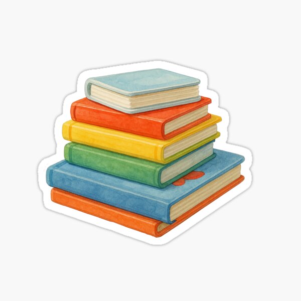 Item preview, Stack of Books designed and sold by PixeMeAus.