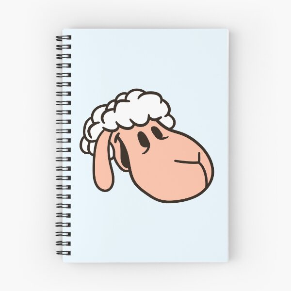 Item preview, Sheep Face Head Cute Sweet Little Lamb Cool Comic designed and sold by shirt-o-mat.