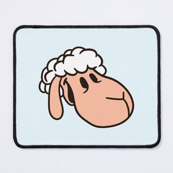Item preview, Sheep Face Head Cute Sweet Little Lamb Cool Comic designed and sold by shirt-o-mat.