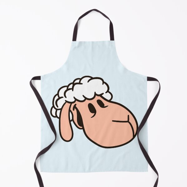 Item preview, Sheep Face Head Cute Sweet Little Lamb Cool Comic designed and sold by shirt-o-mat.
