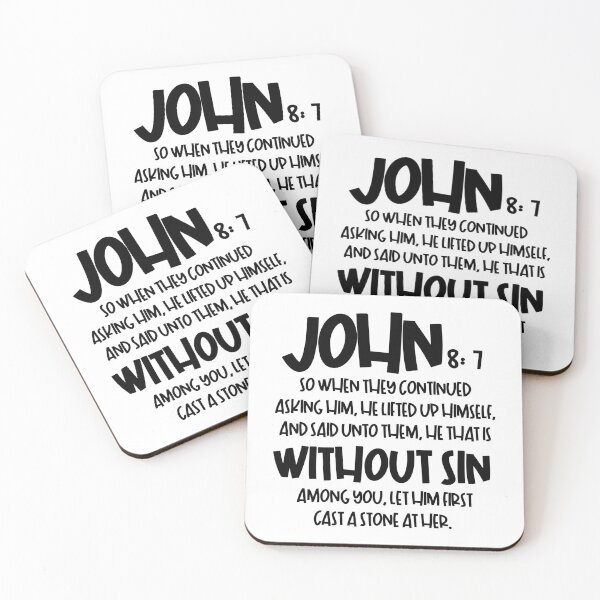 Item preview,  MIRROR OF FAITH - JOHN 8:7 designed and sold by alegnacreates.