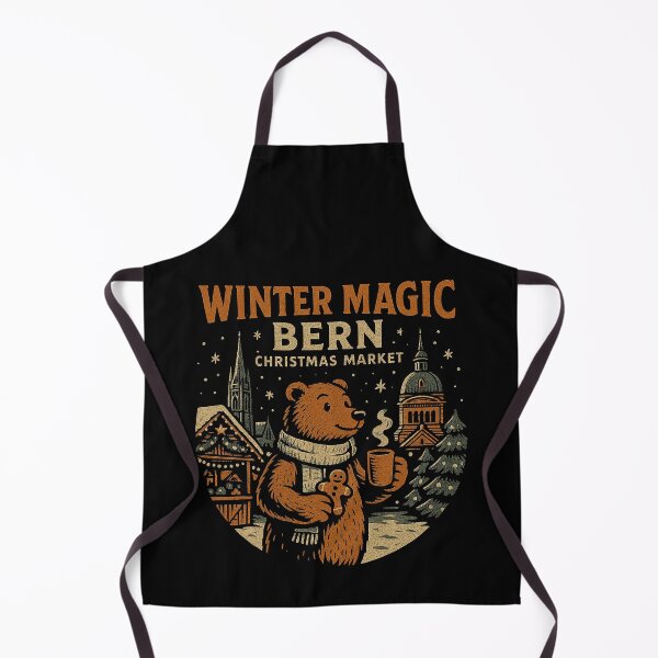 Item preview, Bern Switzerland Winter Magic Christmas Market Bear designed and sold by zzz888.