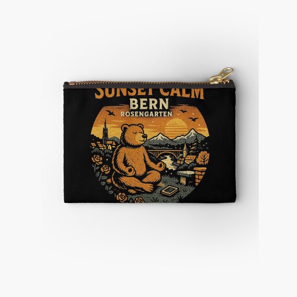 Item preview, Bern Switzerland Rosengarten Sunset Calm Bear designed and sold by zzz888.