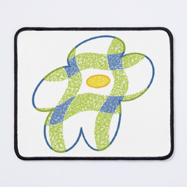 Item preview, Green and blue checkered flower designed and sold by 老川.