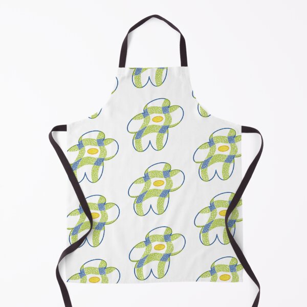 Item preview, Green and blue checkered flower designed and sold by 老川.