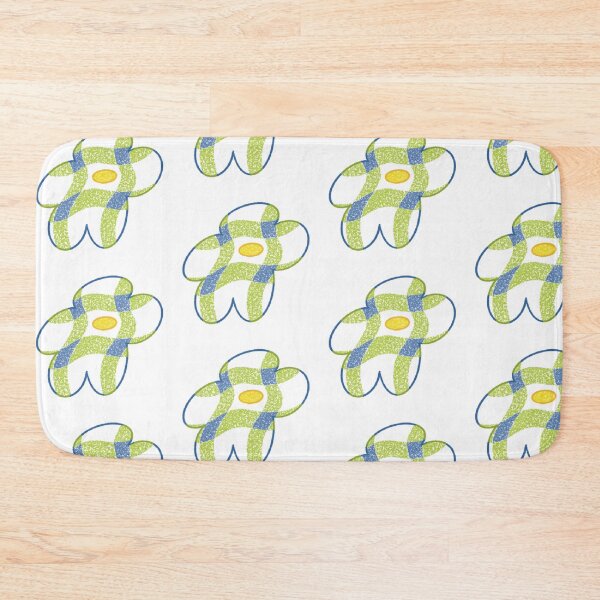 Item preview, Green and blue checkered flower designed and sold by 老川.