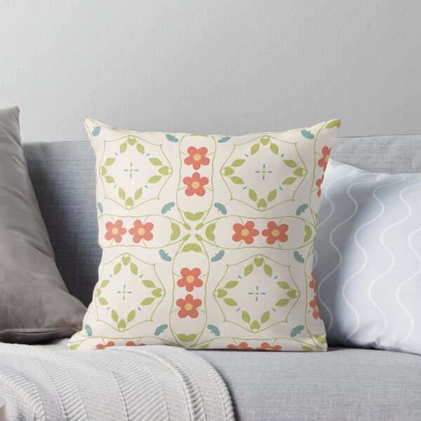 Item preview, abstract flowers pattern vintage seamless colorful repeat designed and sold by Abrahamjrnd.