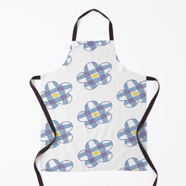 Item preview, Blue and purple checkered flower designed and sold by 老川.