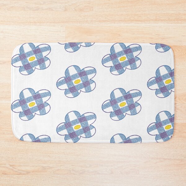 Item preview, Blue and purple checkered flower designed and sold by 老川.