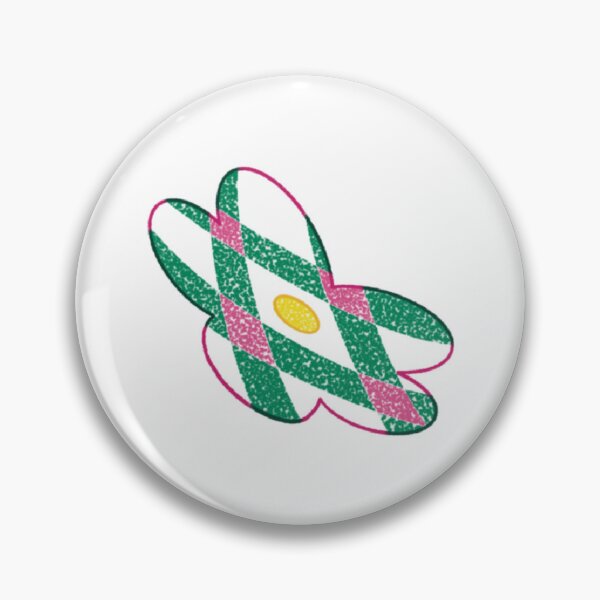 Item preview, Green and pink checkered flower designed and sold by 老川.