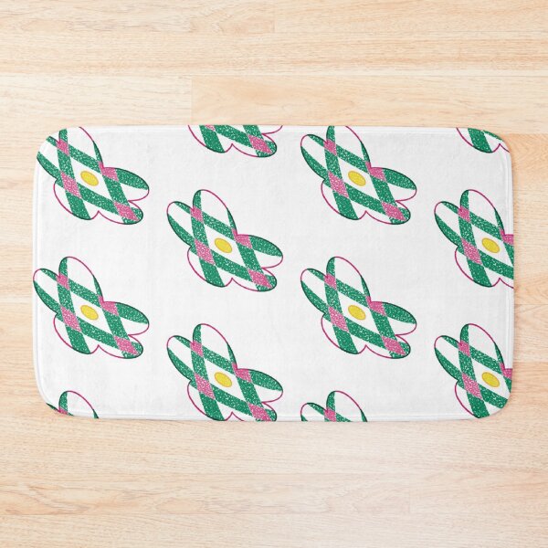 Item preview, Green and pink checkered flower designed and sold by 老川.