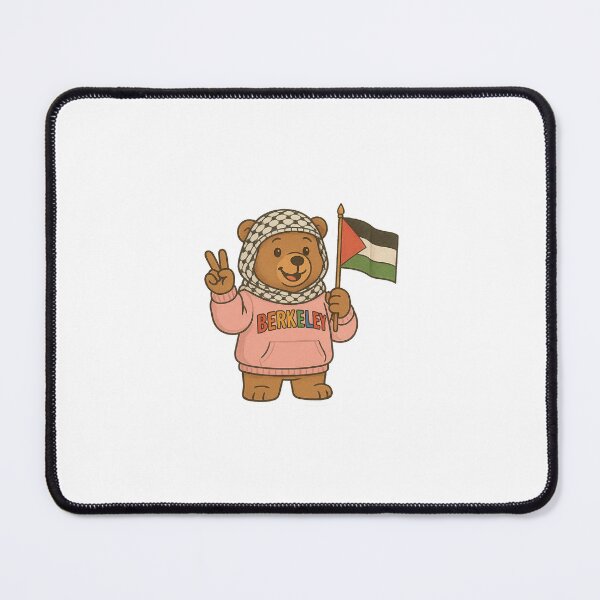 Item preview, Berkeley Bear for Palestine | Pride & Peace Sticker Cutout designed and sold by cottagecorococo.