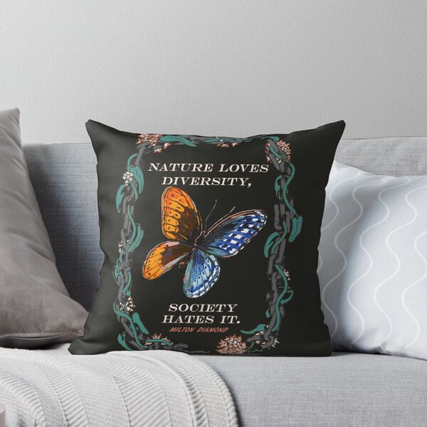 Item preview, Gynandromorph Butterfly + Milton Diamond. designed and sold by cesyapalmer.