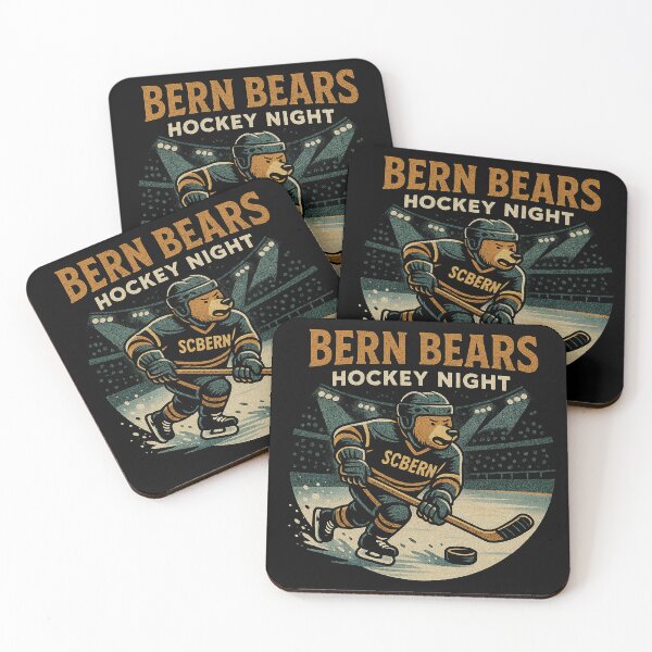 Item preview, Bern Bears Ice Hockey Night Action designed and sold by zzz888.