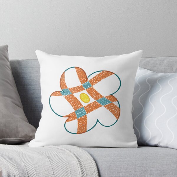 Item preview, Orange green checkered small flower designed and sold by 老川.