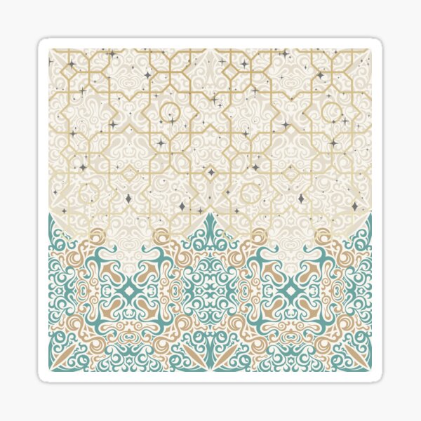 Vista previa del artículo con la obra «Patrón islámico», diseñado y vendido por Islamic vibes studio.