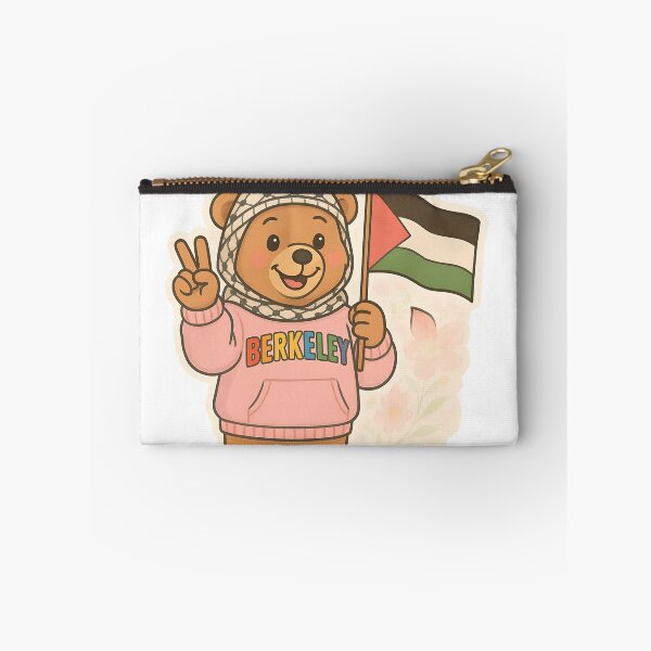 Item preview, Berkeley Bear for Palestine | Pride & Peace Sticker Cutout designed and sold by cottagecorococo.