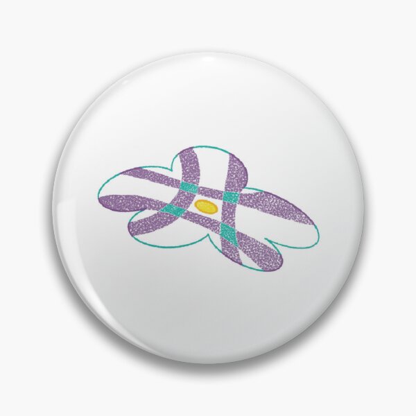 Item preview, Purple and green checkered flower designed and sold by 老川.