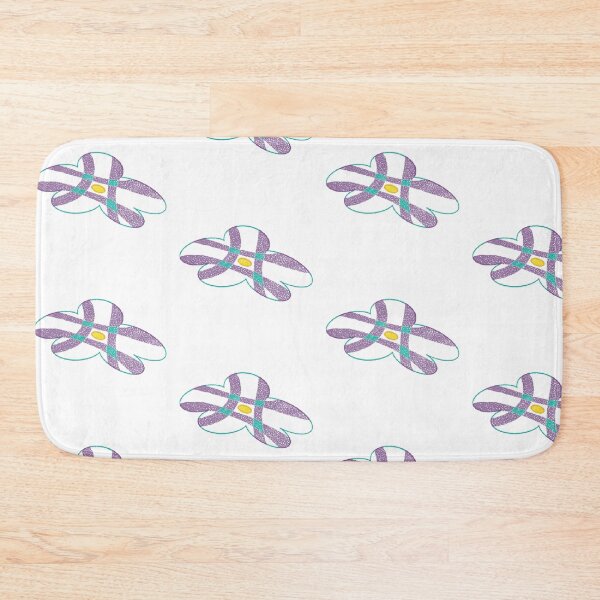 Item preview, Purple and green checkered flower designed and sold by 老川.