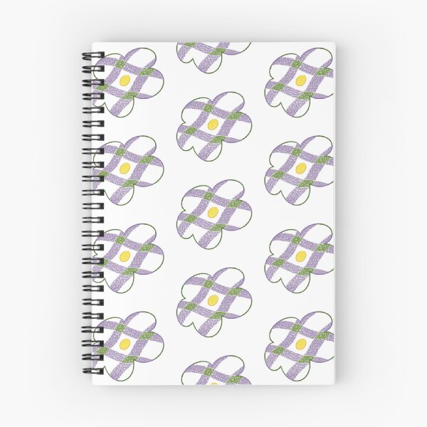 Item preview, Purple and green checkered flower(1) designed and sold by 老川.