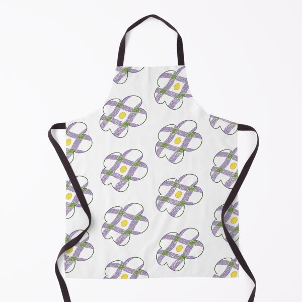 Item preview, Purple and green checkered flower(1) designed and sold by 老川.