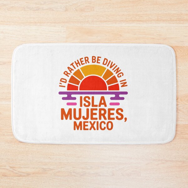 Item preview, I'D RATHER BE DIVING IN ISLA MUJERES – Mexico Diving Apparel – Summer Vibes for Scuba and Beach Lovers designed and sold by paulo silveira.