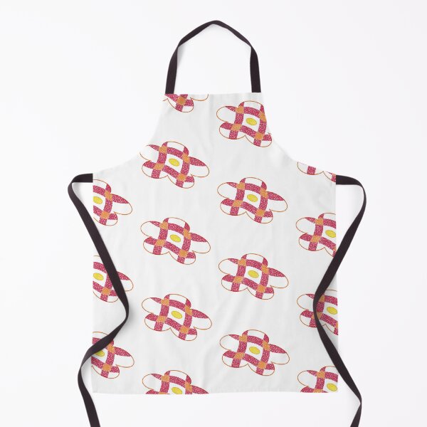 Item preview, Red and orange checkered flower designed and sold by 老川.
