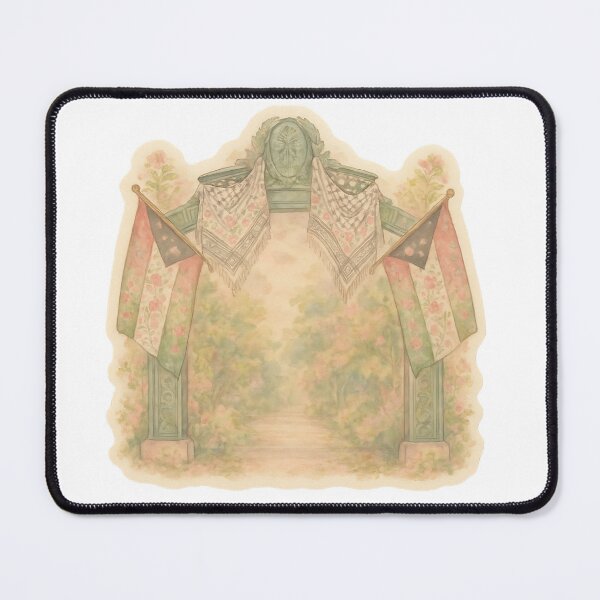 Item preview, Sather Gate in Bloom | Berkeley for Palestine Aesthetic Sticker designed and sold by cottagecorococo.