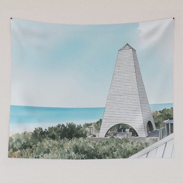 Item preview, Seaside Florida 30A Watercolor designed and sold by Magnolia Valley Art.