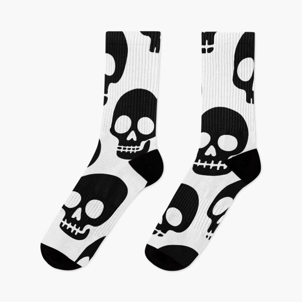 Item preview, Minimalist Skull Pattern – Clean Black on White Vector Design designed and sold by WAUZ.