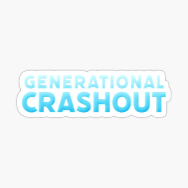 Item preview, Generational Crashout in Ice Blue designed and sold by luv-fi.