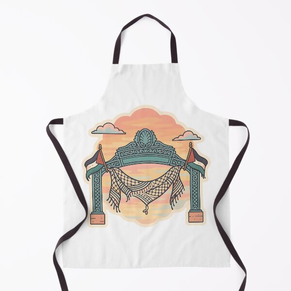 Item preview, Sunset Sather Gate for Palestine | UC Berkeley Protest Sticker designed and sold by cottagecorococo.