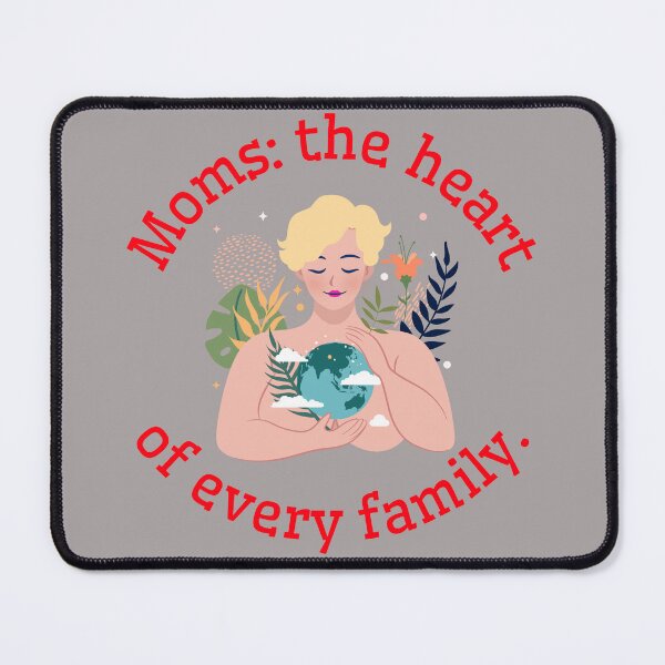 Item preview, Moms the heart of every family. designed and sold by Snarkers Promotions .
