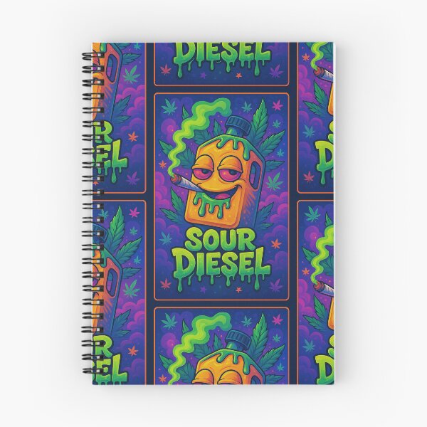 Item preview, Sour Diesel Drip – Stoner Fuel Cartoon Art Original Design Marijuana Strain Label designed and sold by DabGraphic.