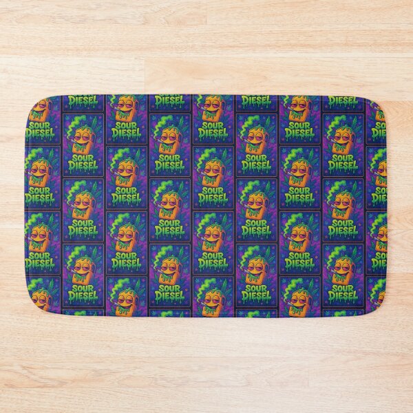 Item preview, Sour Diesel Drip – Stoner Fuel Cartoon Art Original Design Marijuana Strain Label designed and sold by DabGraphic.