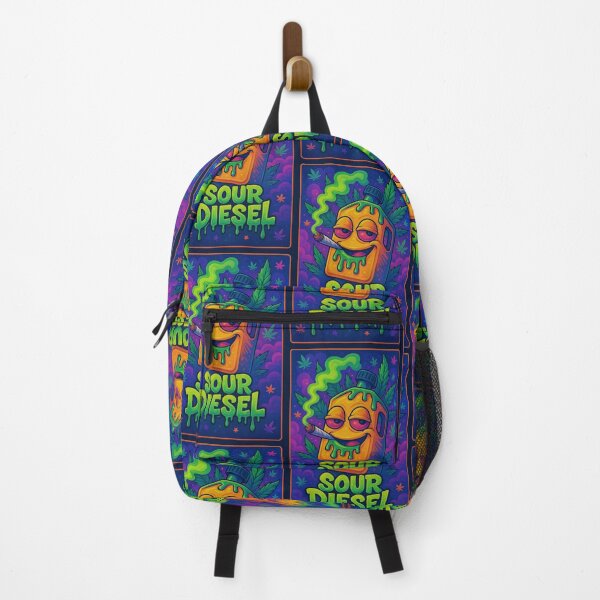 Item preview, Sour Diesel Drip – Stoner Fuel Cartoon Art Original Design Marijuana Strain Label designed and sold by DabGraphic.
