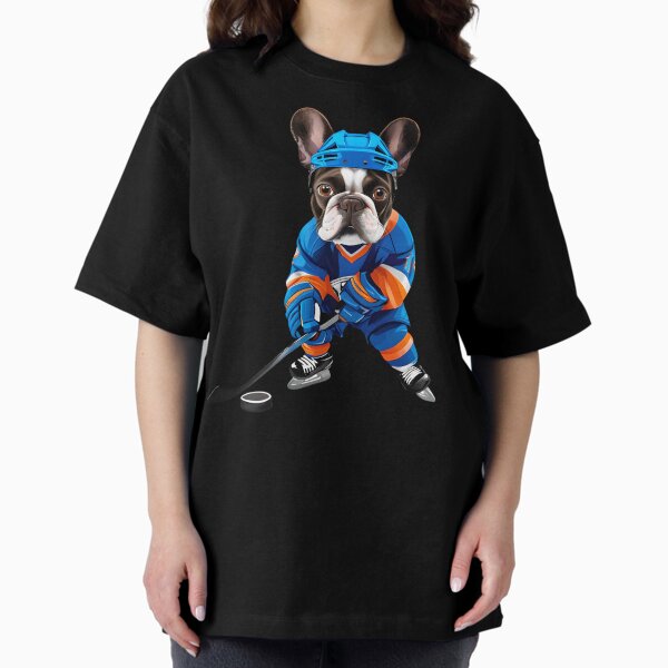 Item preview, Boston Terrier Hockey Dog T Shirt designed and sold by RiederEnterprises.