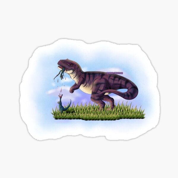 Item preview, Allosaurus vs Compsognathus designed and sold by Ryukais-comix.