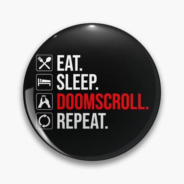 Item preview, Eat. Sleep. Doomscroll. Repeat designed and sold by Cat Lady Designs.