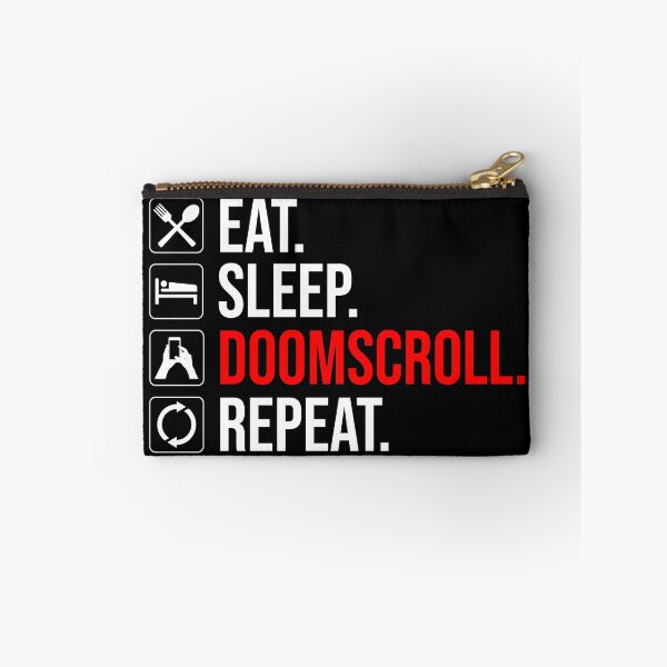 Item preview, Eat. Sleep. Doomscroll. Repeat designed and sold by Cat Lady Designs.