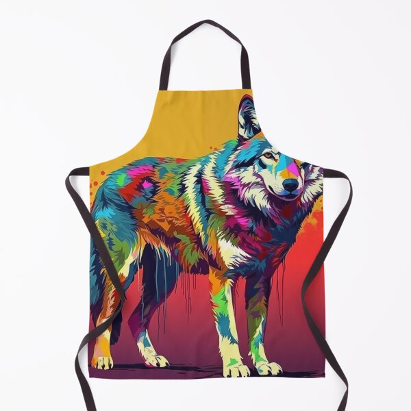 Item preview, Wolf Popart designed and sold by RedHandedOD.