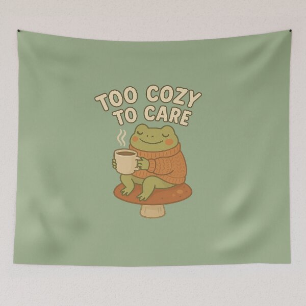 Item preview, Too cozy to care designed and sold by Athelwolf.