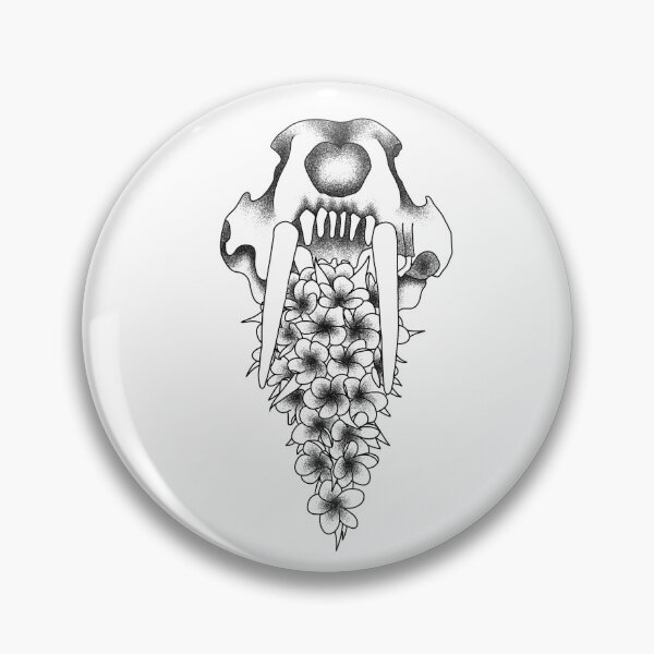 Item preview, Tiger skull designed and sold by Hereforthespook.