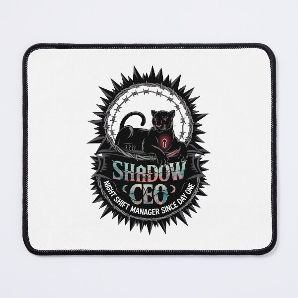Item preview, Shadow CEO Night Panther Gothic Cat Design designed and sold by WildlifeInc.