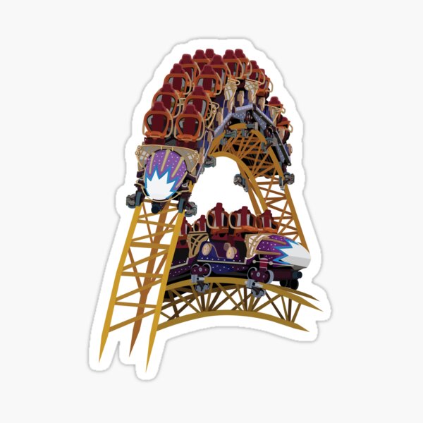 Vista previa del artículo con la obra «Diseño de duelo de Star Dust Racers - Universo épico universal», diseñado y vendido por CoasterMerch.