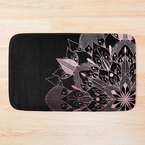 Item preview,  Infinite Mandala-Pink With Black Background designed and sold by MIK's SHOP.